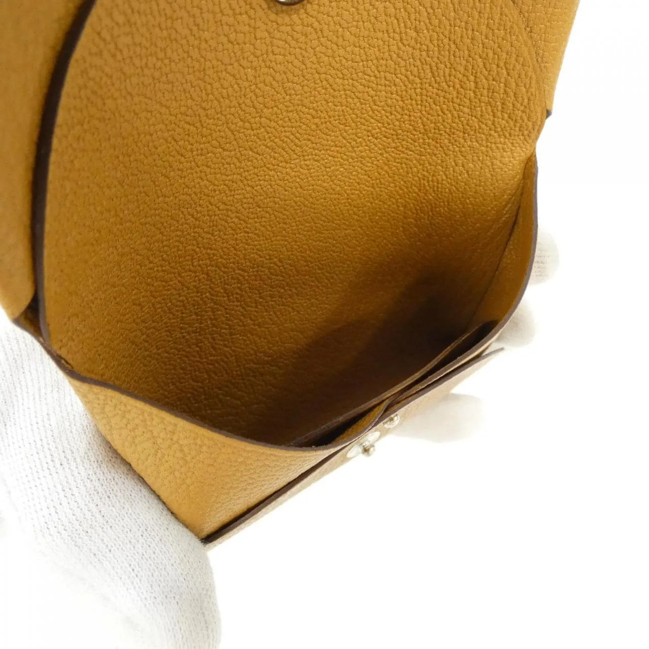 HERMES 082977CK 散紙包 黑色 中古品A - 縮圖 4