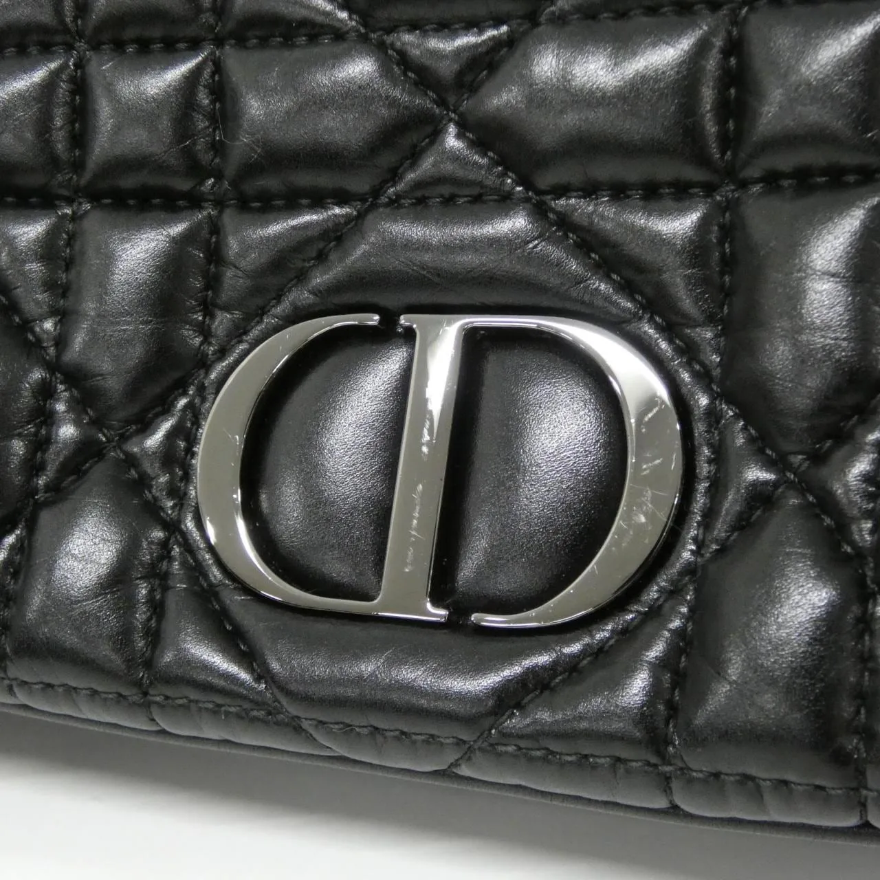 DIOR Caro S5135BNGX Shoulder 黑色 中古品A - 縮圖 4