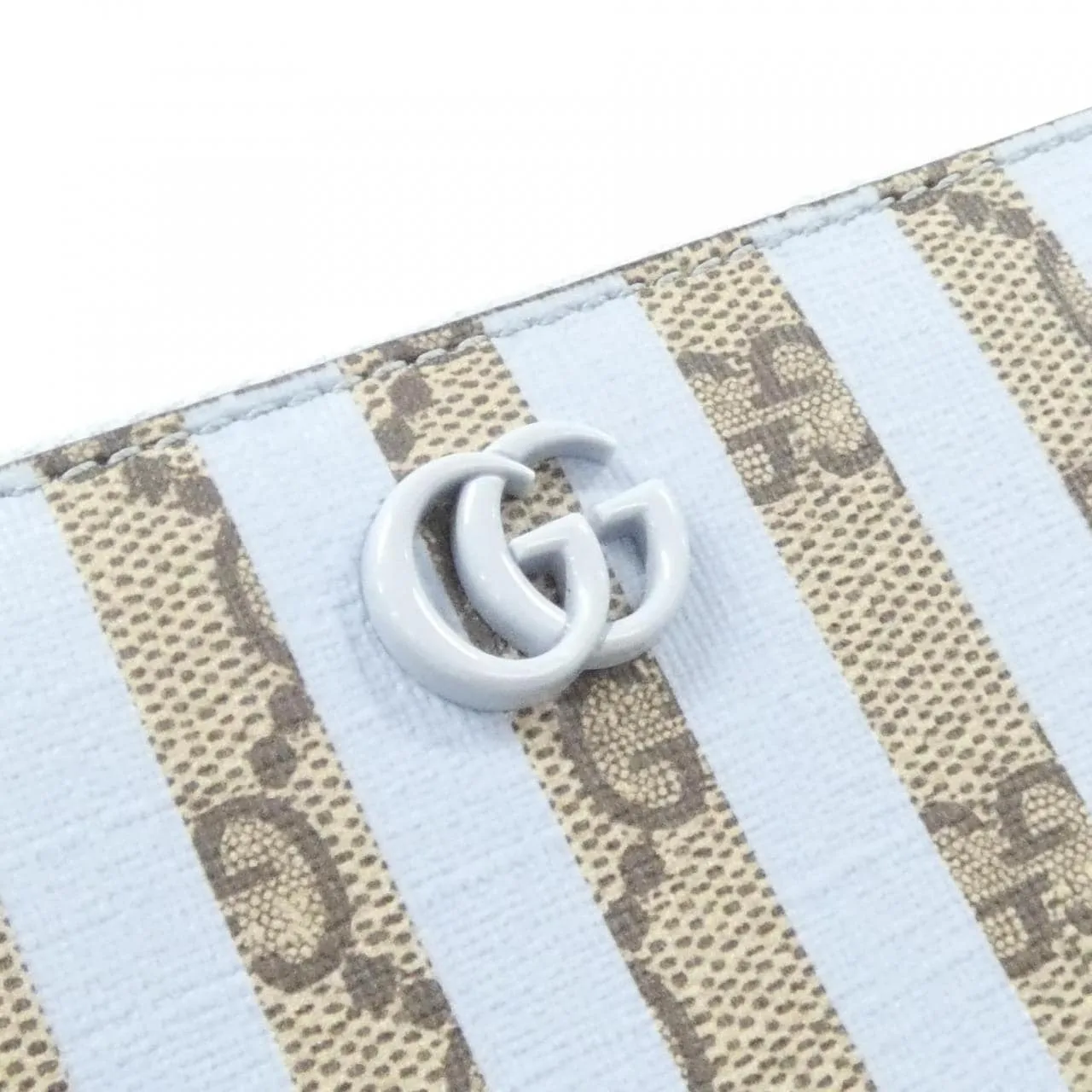 GUCCI 701488 UYMFG Wallet Canvas 黑色 帆布 中古品A - 縮圖 4