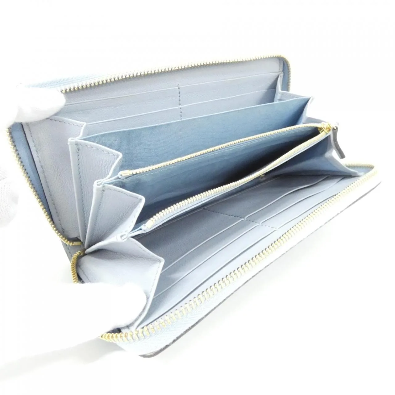 GUCCI 701488 UYMFG Wallet Canvas 黑色 帆布 中古品A - 縮圖 7