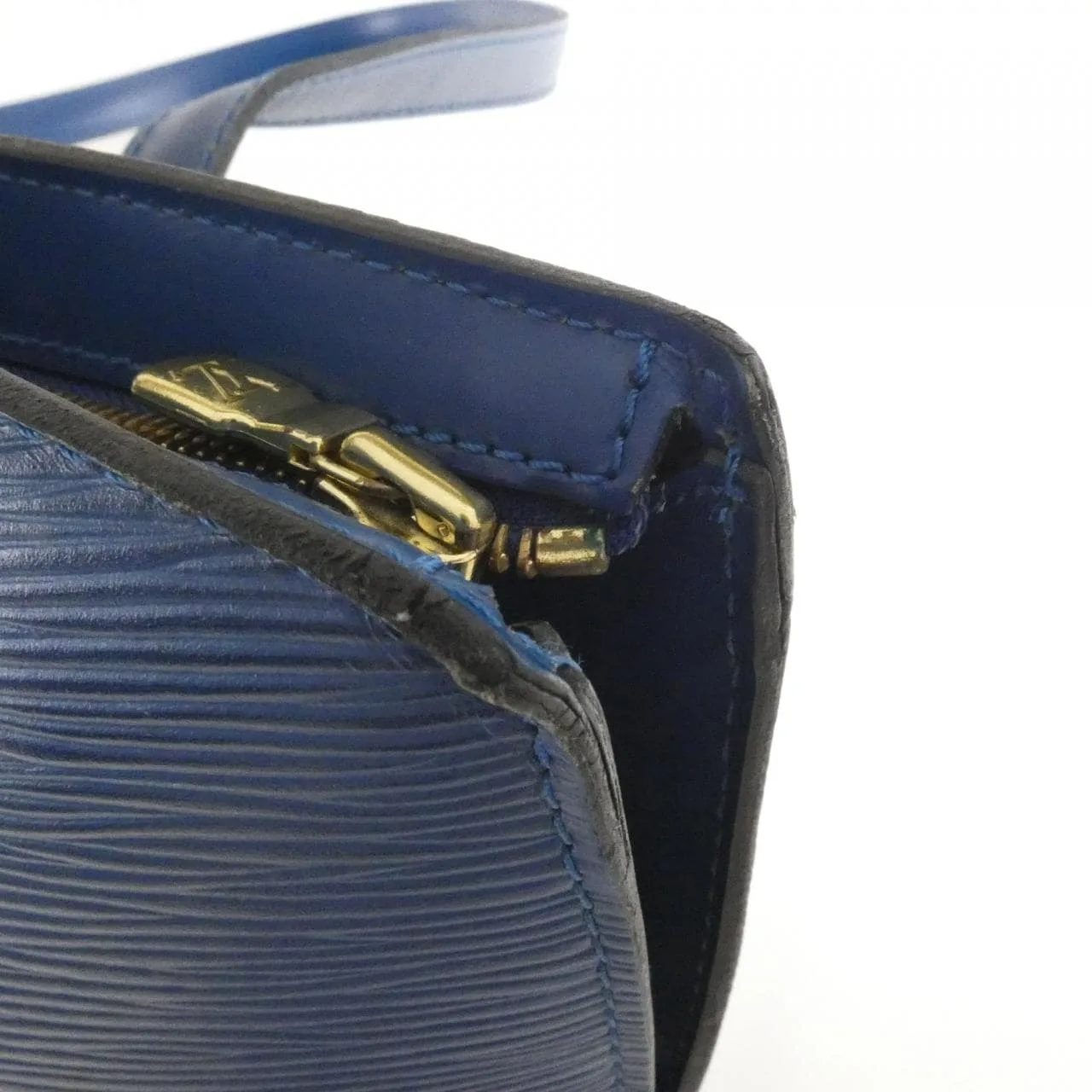 LOUIS VUITTON Saint-Jacques M52265 肩背包 Epi 藍色 Epi 中古品A - 縮圖 4