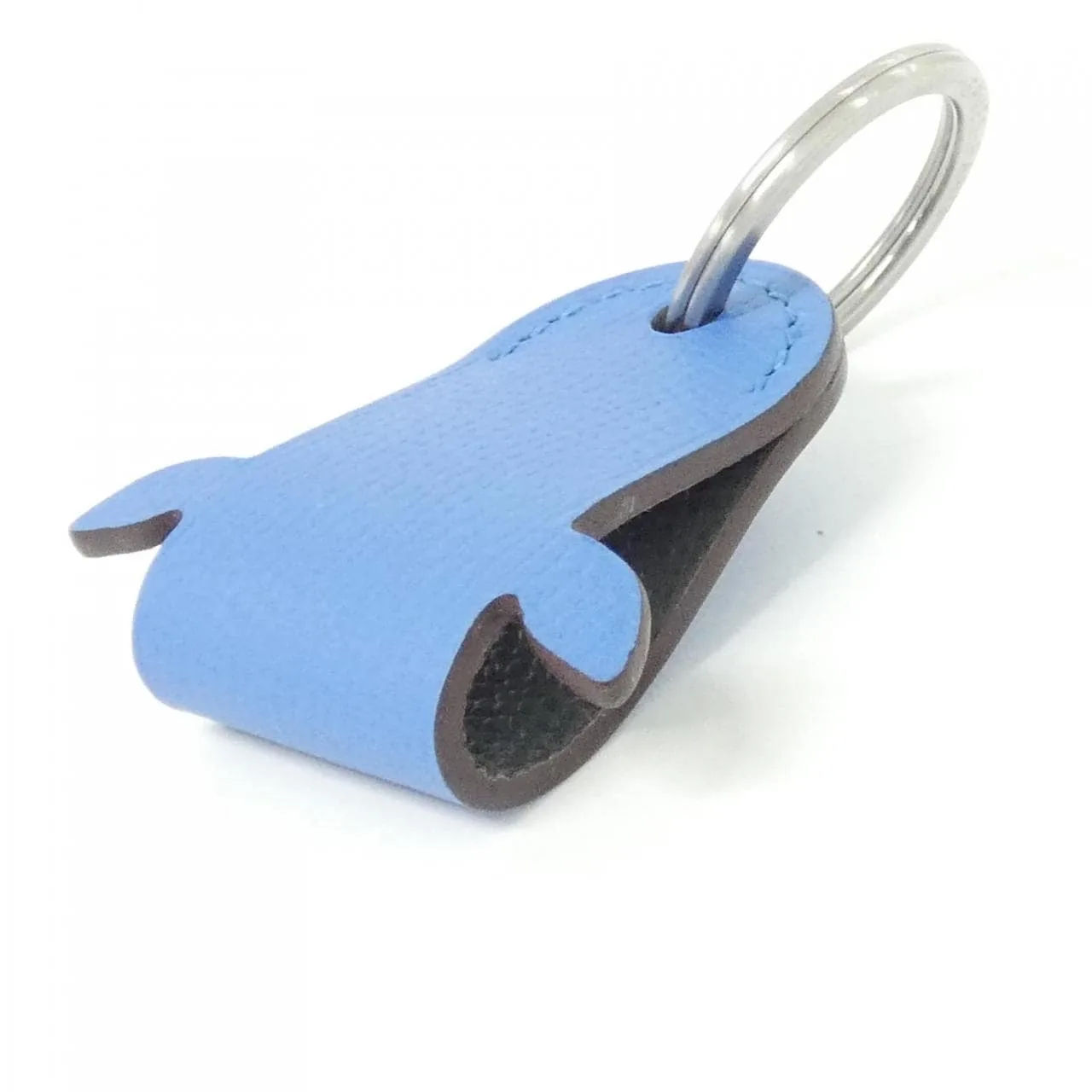 HERMES 1061988 Key Case Epsom Blue Epsom Leather Unused - Thumbnail 4