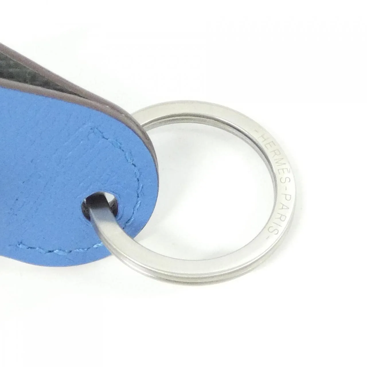 HERMES 1061988 Key Case Epsom Blue Epsom Leather Unused - Thumbnail 5