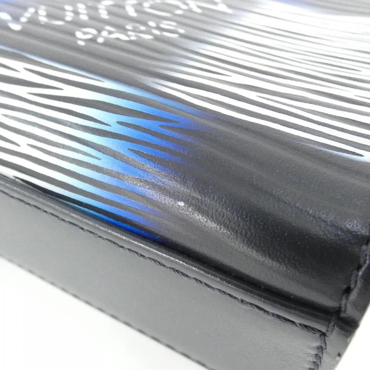 LOUIS VUITTON M23957 Handbag Damier 藍色 Damier 中古品A - 縮圖 3