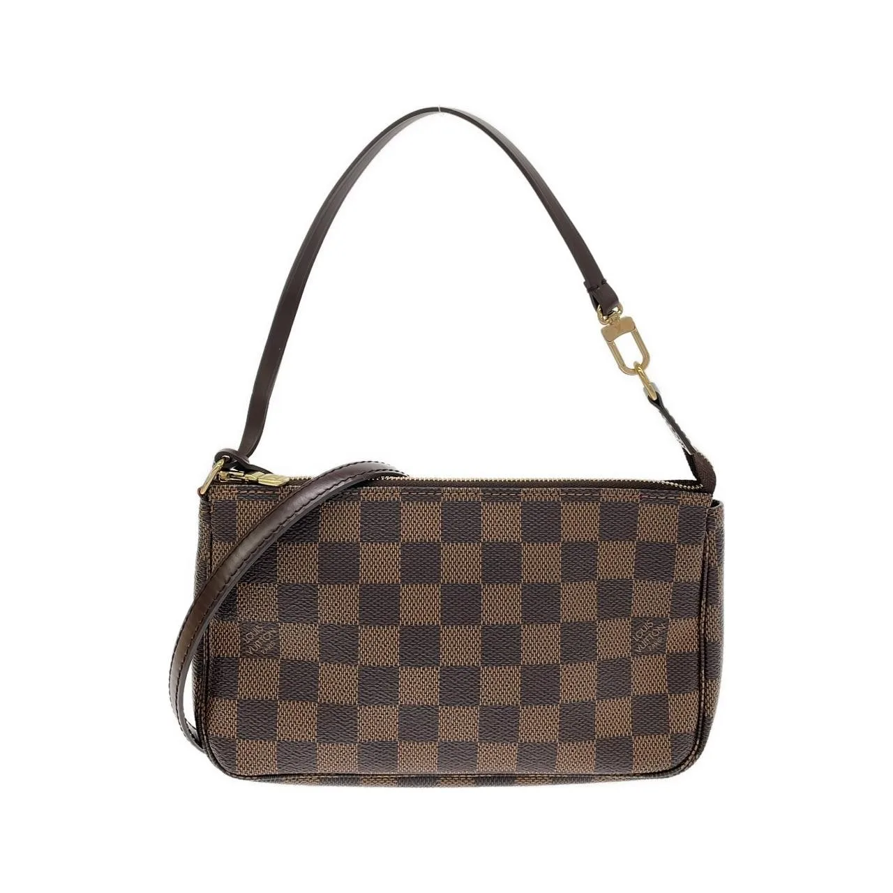 LOUIS VUITTON Pochette N51985+J52313 Pochette Damier Black