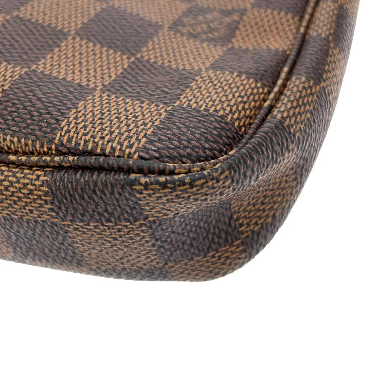 LOUIS VUITTON Pochette N51985+J52313 Pochette Damier Black Damier Rank A - Thumbnail 2