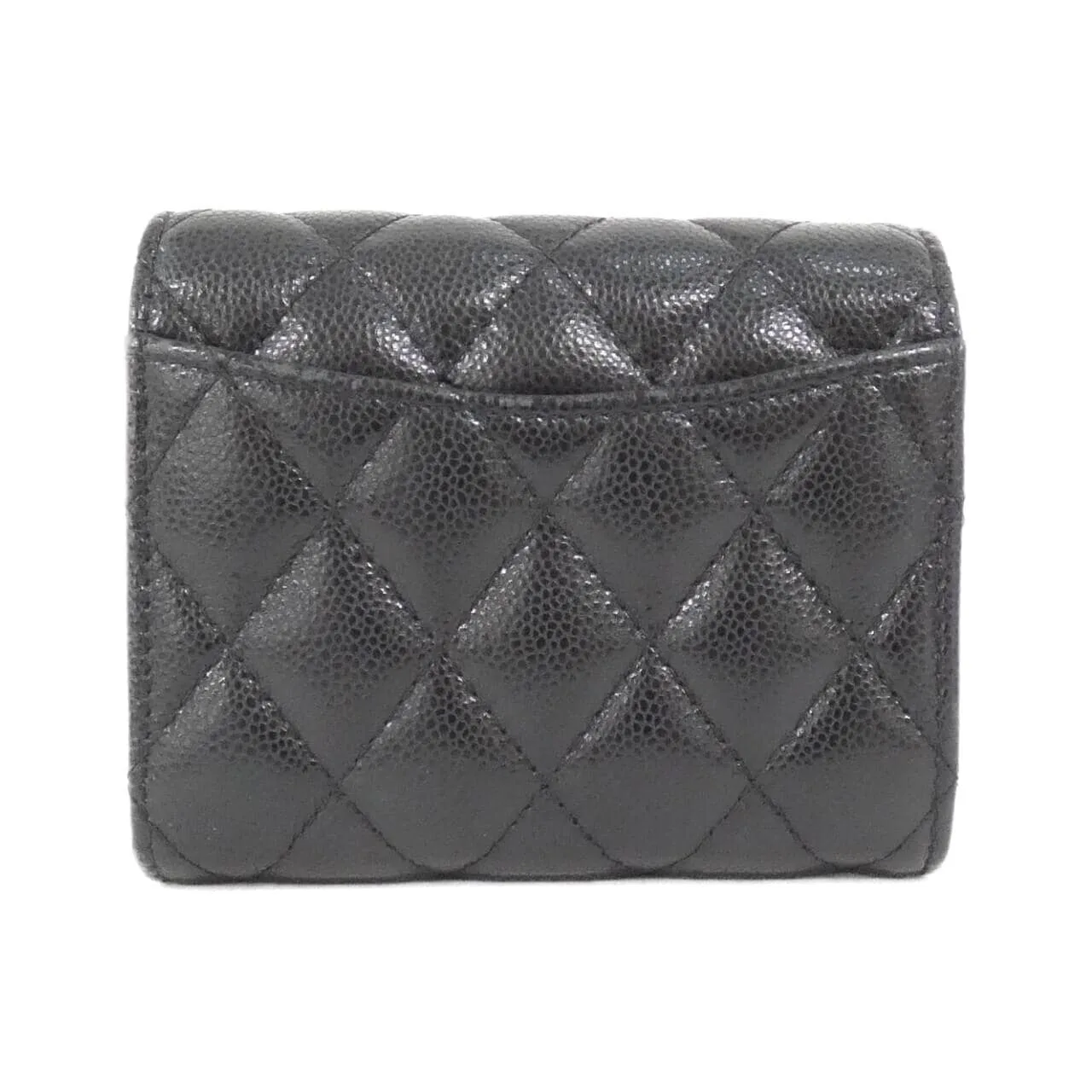 CHANEL Timeless Classic AP0229 Wallet Grained Calfskin 黑色 荔枝紋牛皮 中古品B - 縮圖 2