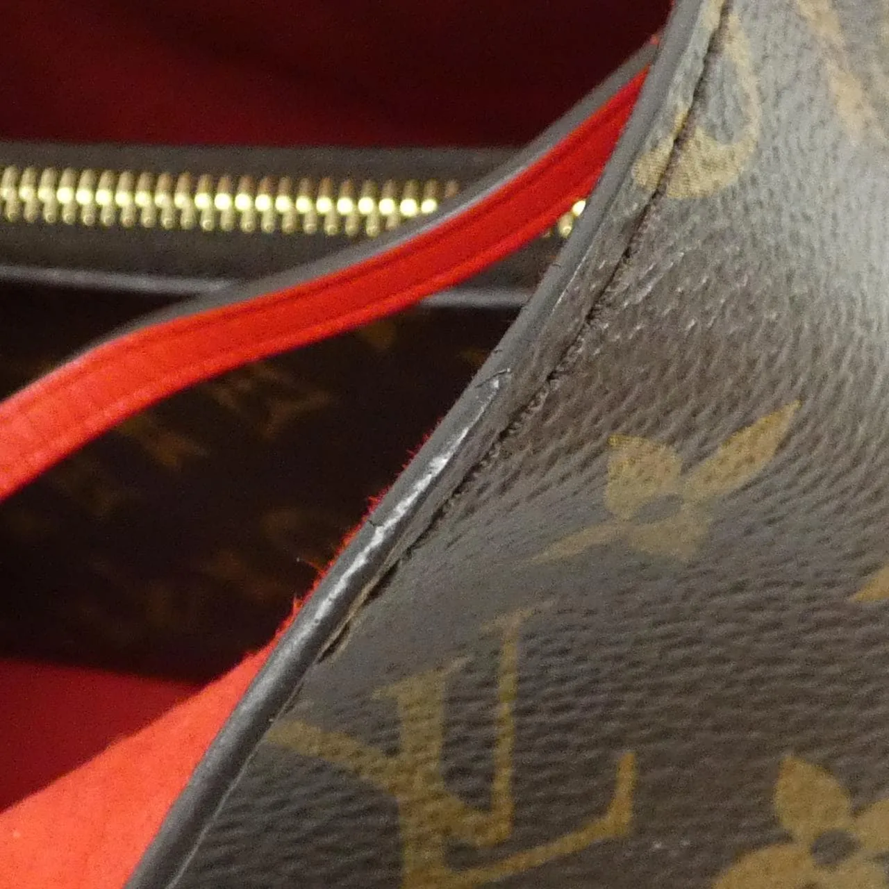 LOUIS VUITTON M44021 Shoulder Monogram 黑色 Monogram 中古品A - 縮圖 6