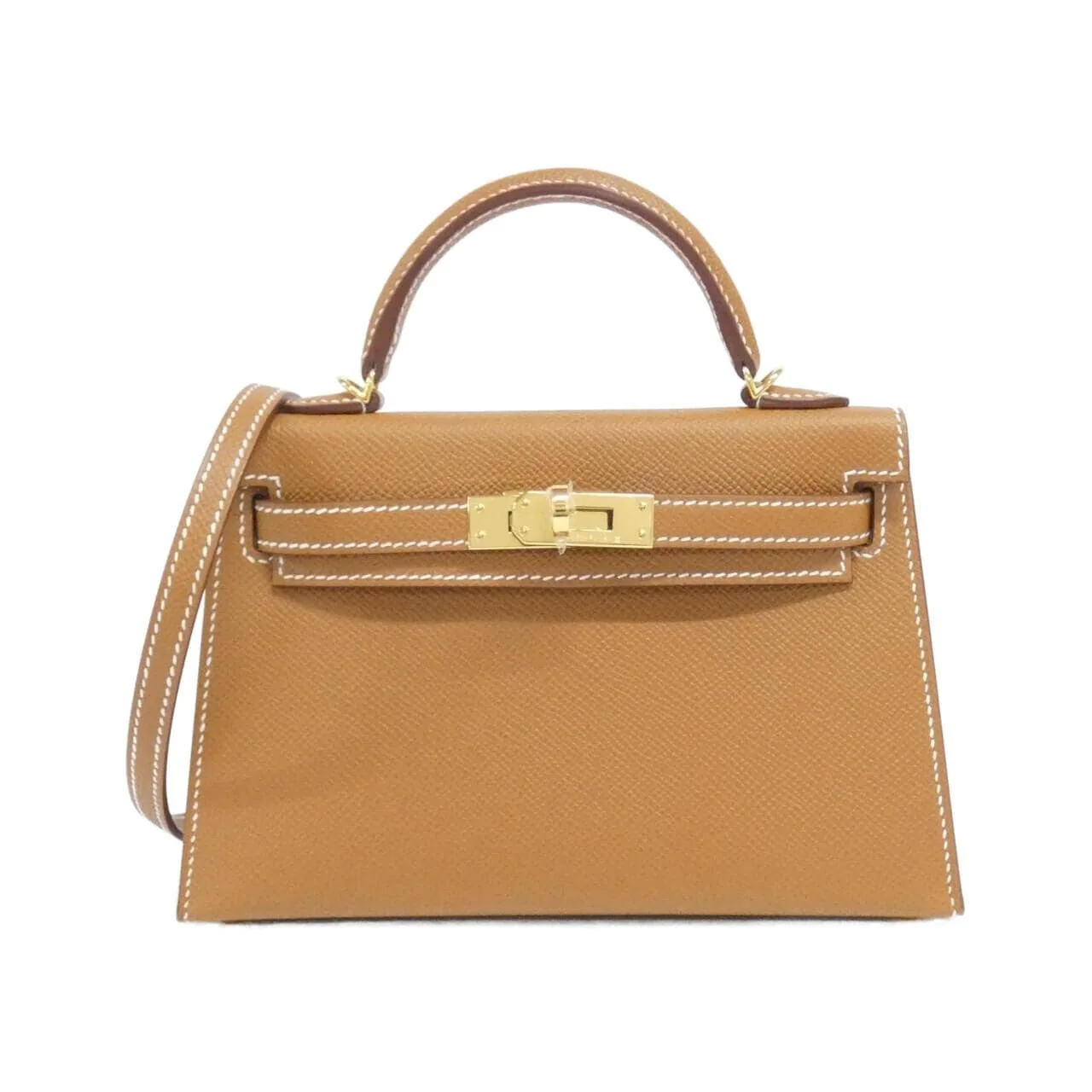 HERMES Kelly 071302CC Handbag Epsom Gold