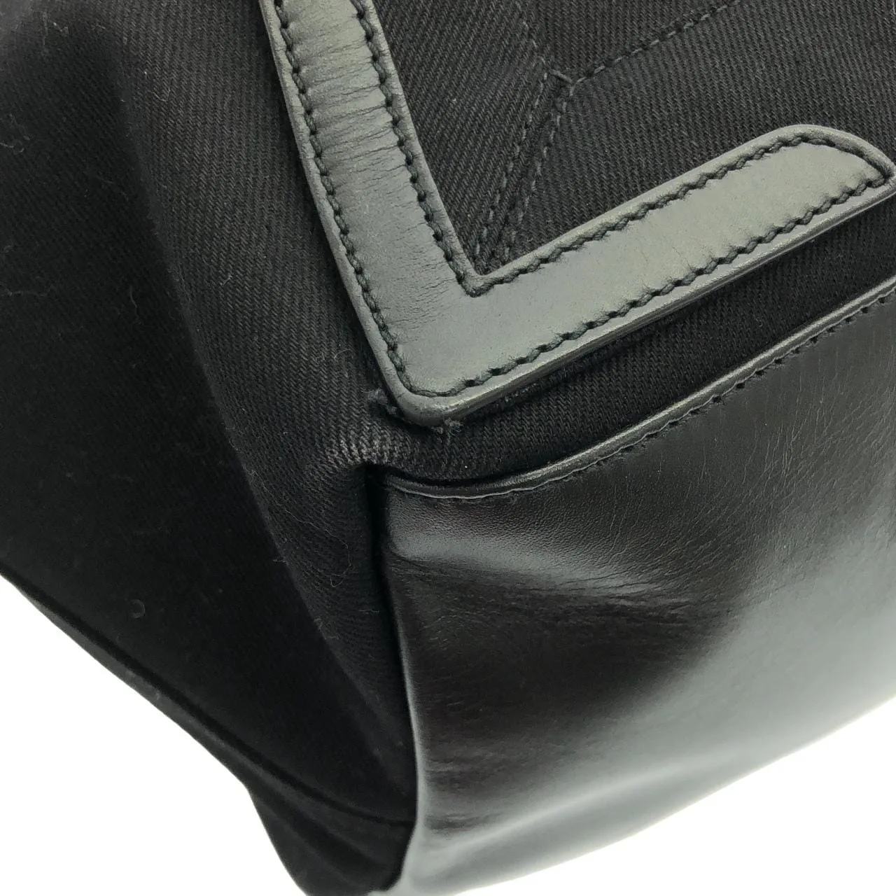 BALENCIAGA 339936 9DH1N 手提包 牛仔布 深藍色 牛仔布 中古品A - 縮圖 3