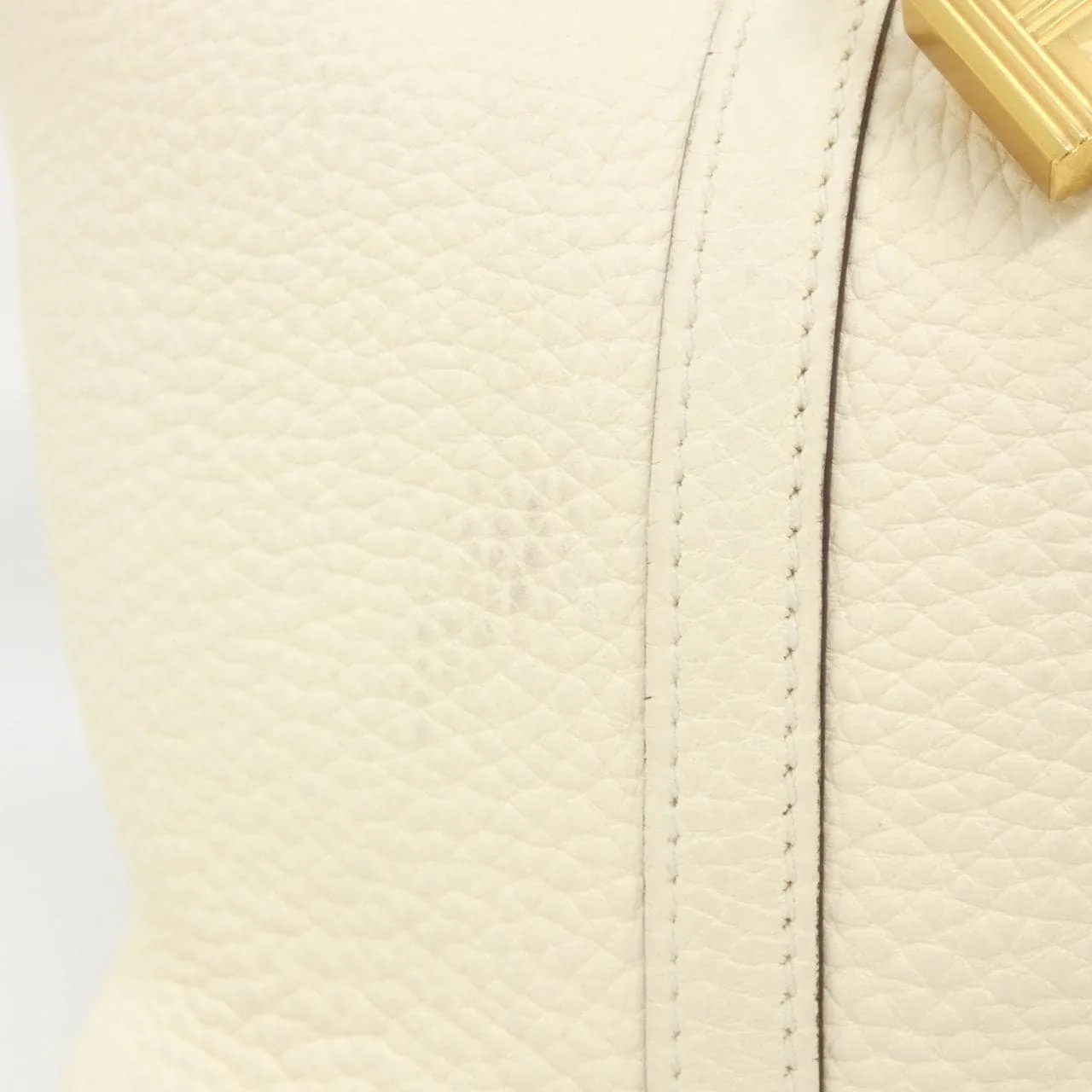 HERMES Picotin 060991CC Handbag Clemence Black Clemence Leather Rank A - Thumbnail 5