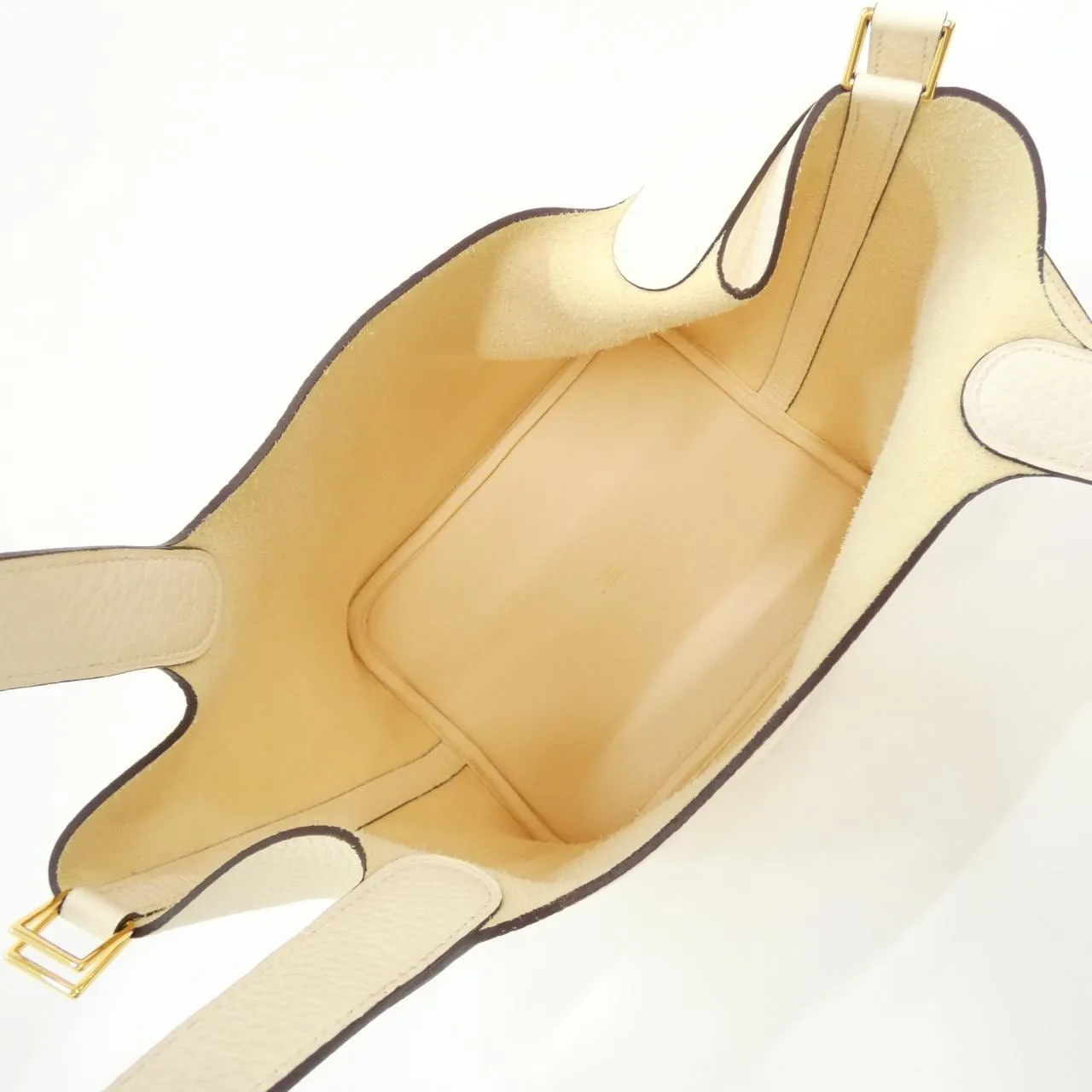 HERMES Picotin 060991CC Handbag Clemence Black Clemence Leather Rank A - Thumbnail 8