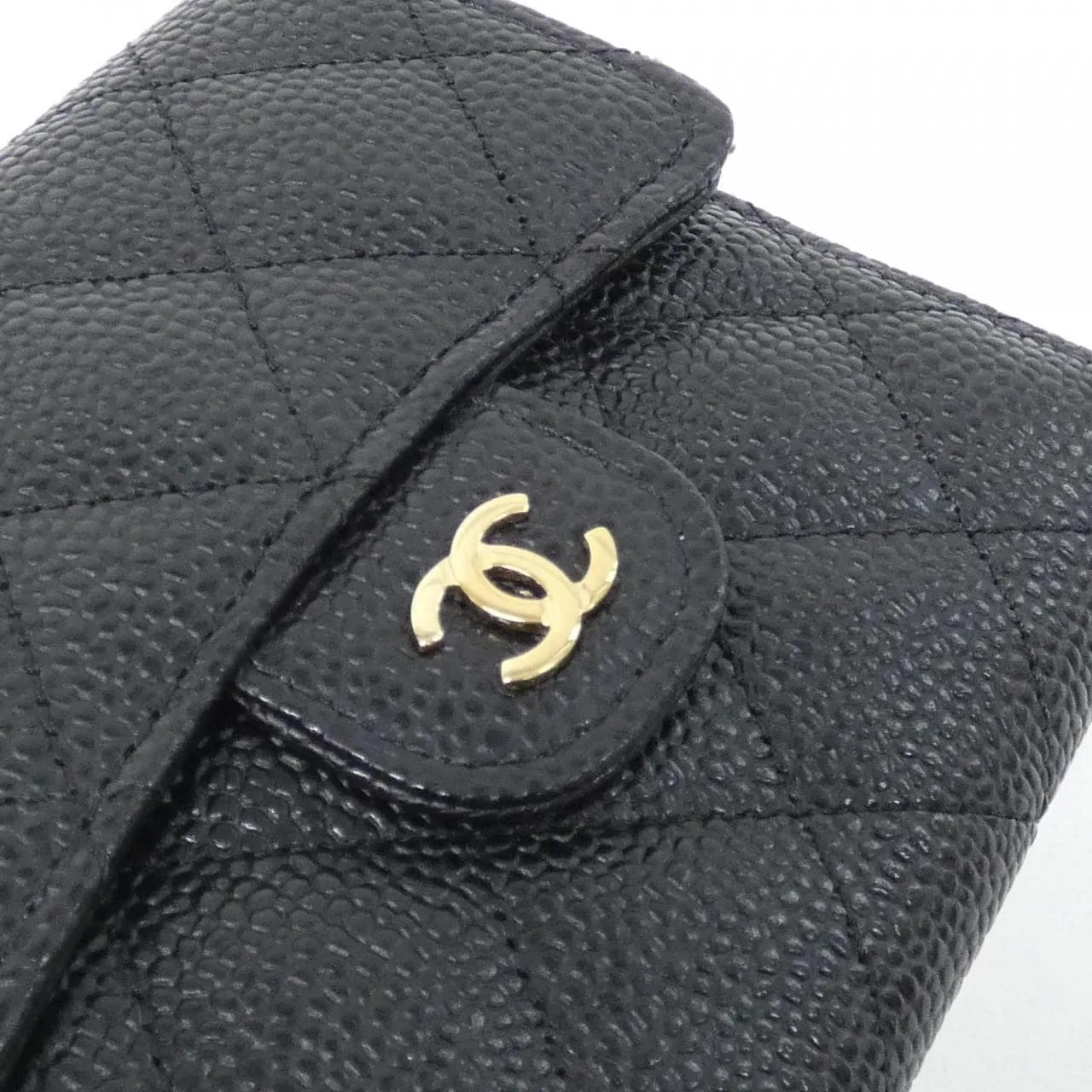 CHANEL Timeless Classic AP0231 Wallet Grained Calfskin 黑色 荔枝紋牛皮 未使用品 - 縮圖 5