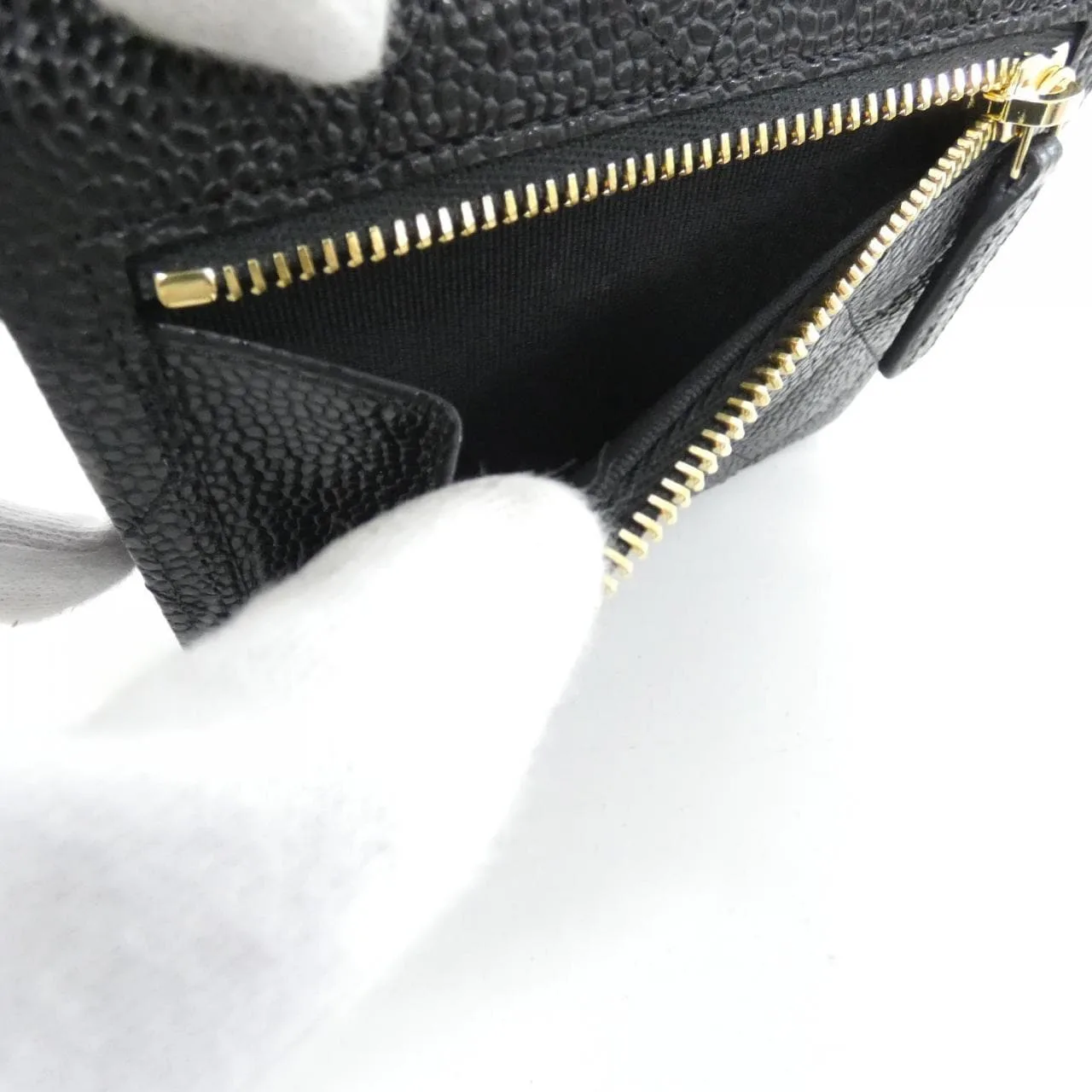 CHANEL Timeless Classic AP0231 Wallet Grained Calfskin 黑色 荔枝紋牛皮 未使用品 - 縮圖 7