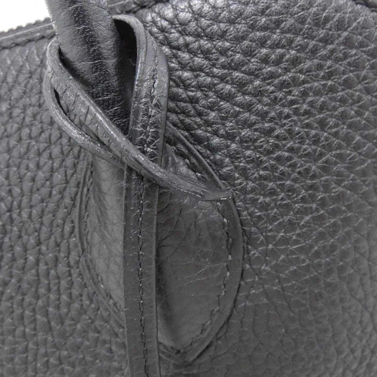 HERMES Bolide 073419CK Handbag Clemence Black Clemence Leather Rank A - Thumbnail 5