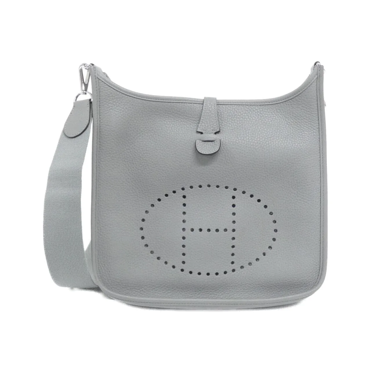 HERMES Evelyne 056277CK Shoulder Clemence Black