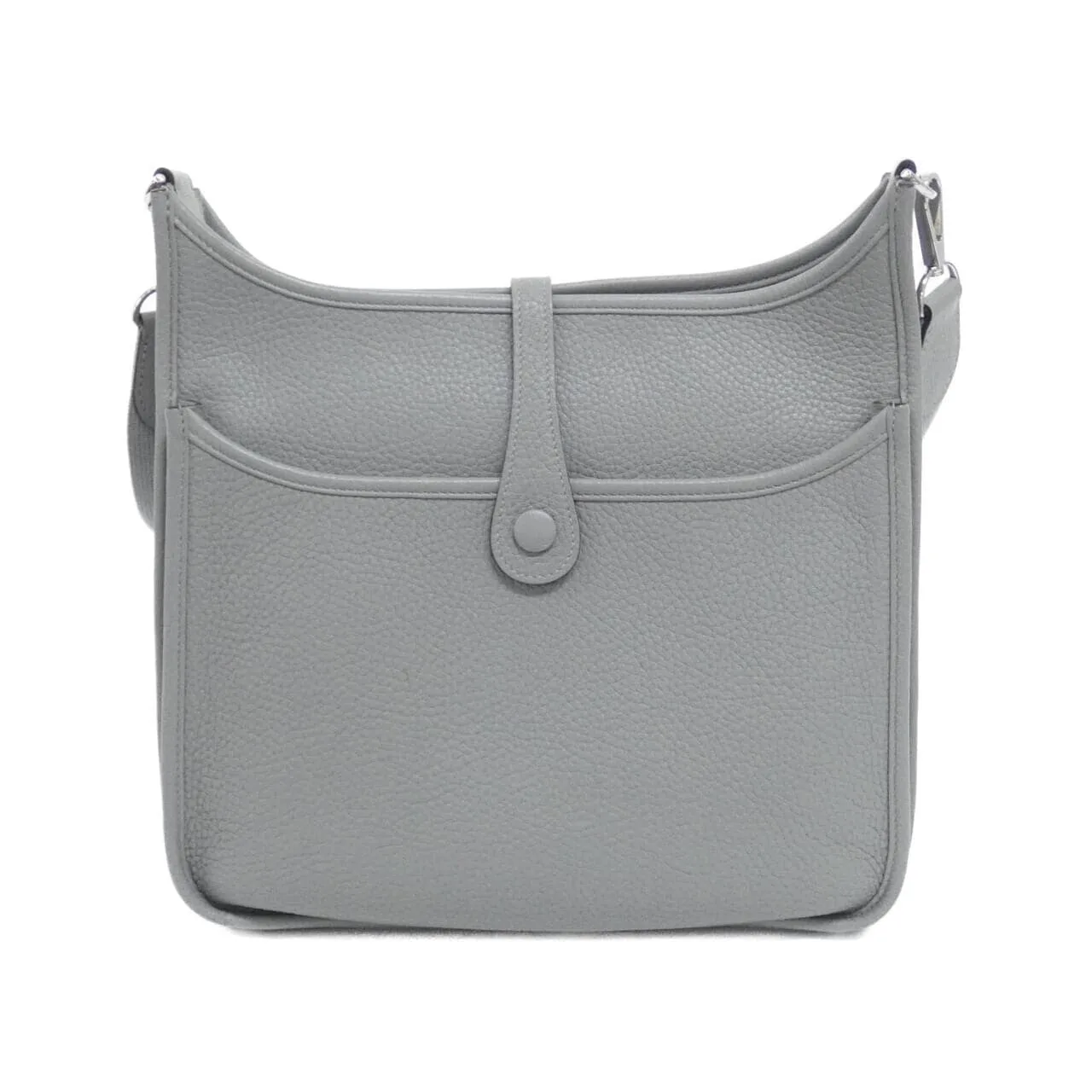 HERMES Evelyne 056277CK Shoulder Clemence Black Clemence Leather Rank B - Thumbnail 2