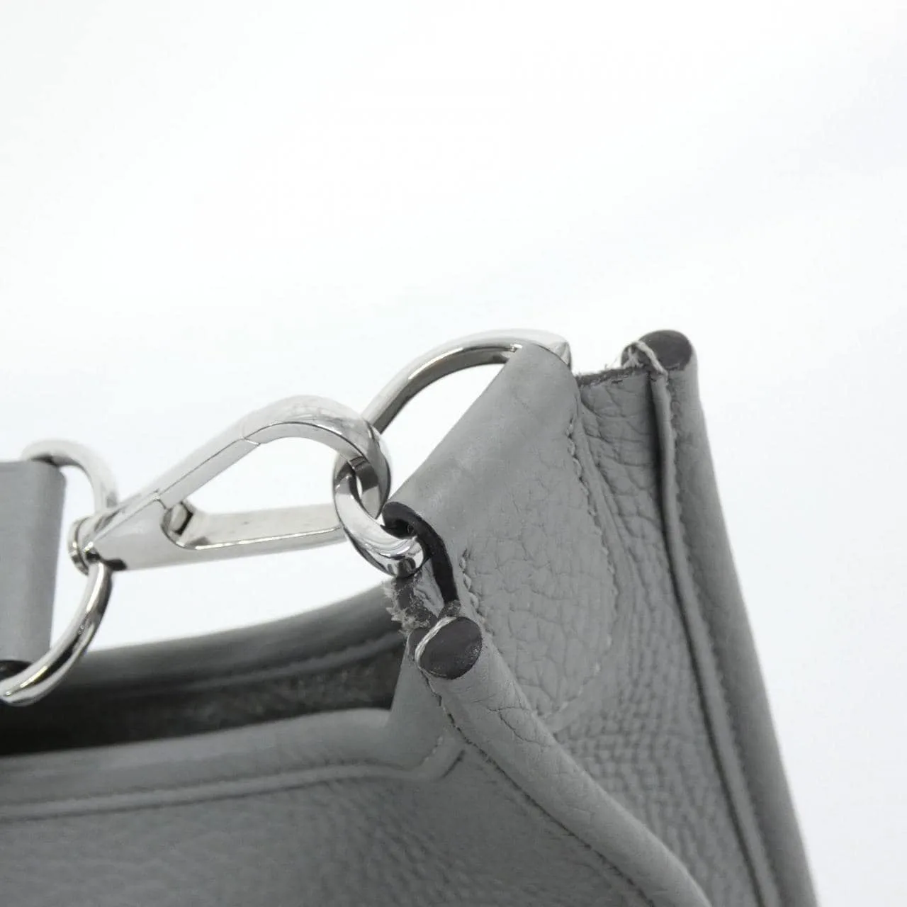 HERMES Evelyne 056277CK Shoulder Clemence Black Clemence Leather Rank B - Thumbnail 6