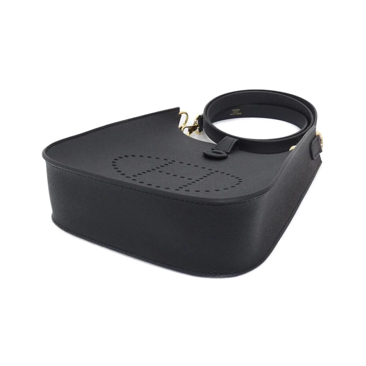 HERMES Evelyne 087080CC Shoulder Epsom 黑色 Epsom 皮 未使用品 - 縮圖 3