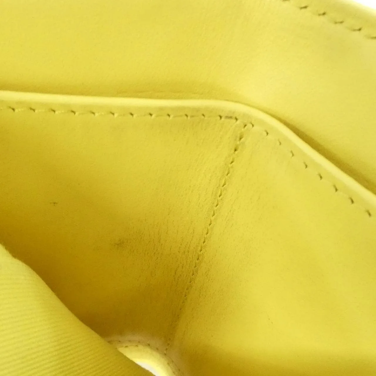 CHANEL Timeless Classic AP0230 Wallet Grained Calfskin 黃色 荔枝紋牛皮 中古品B - 縮圖 8