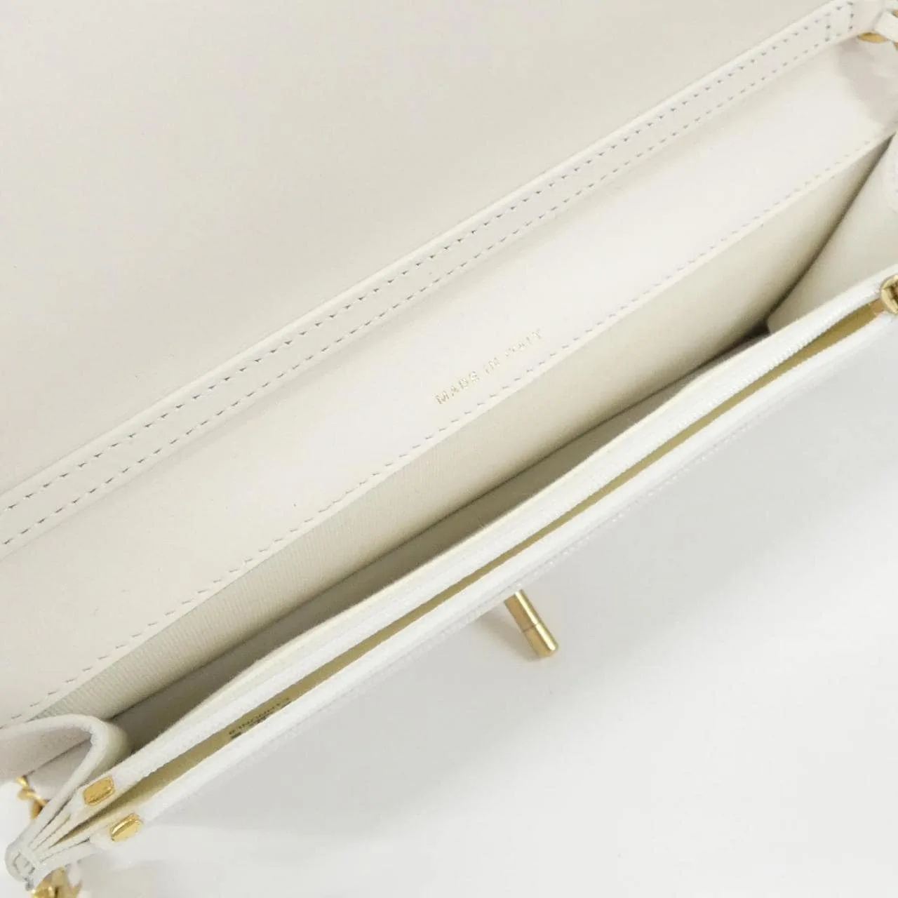 CHANEL Chanel 19 AP3581 Wallet Grained Calfskin 白色 荔枝紋牛皮 中古品A - 縮圖 8