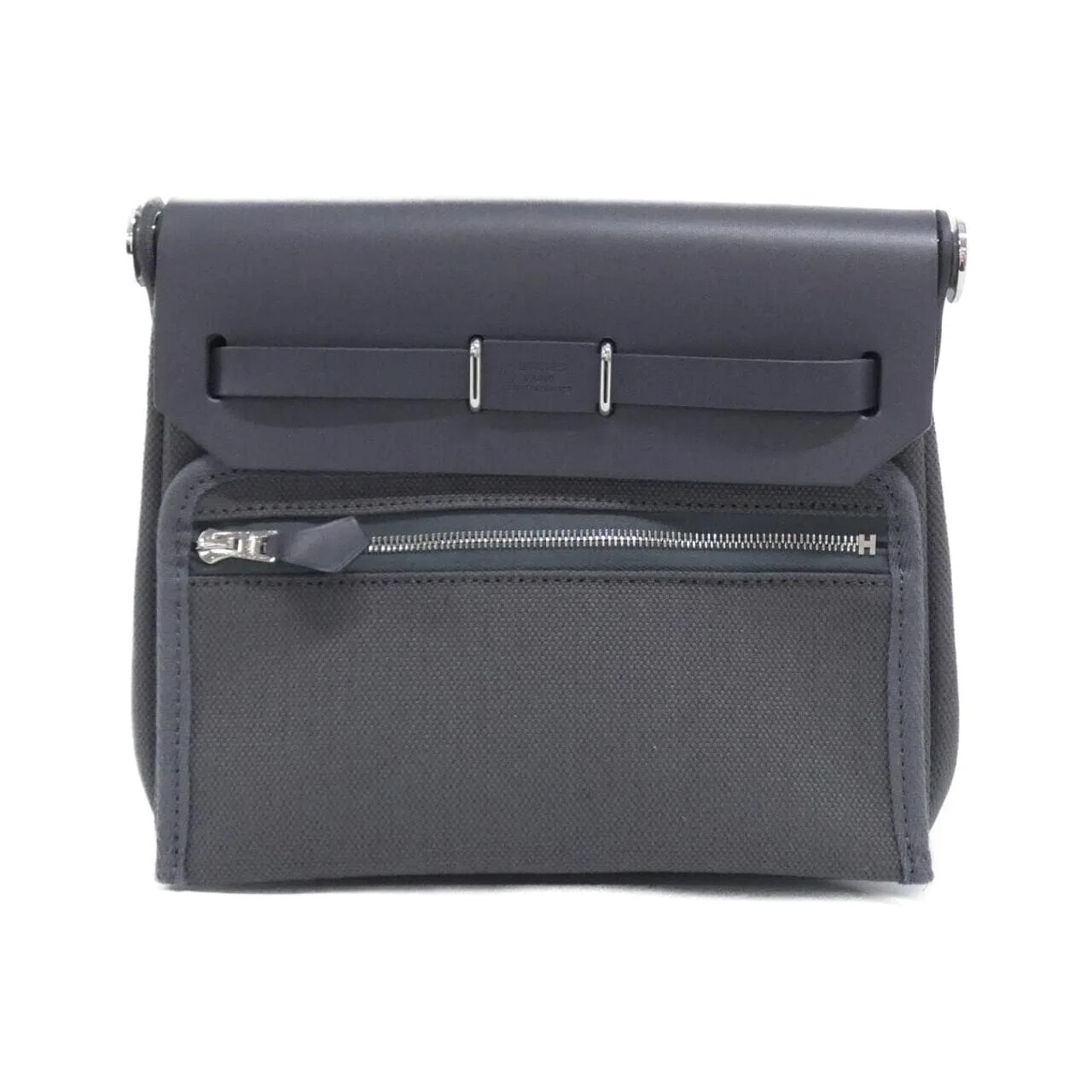 HERMES Herbag 086430CK Shoulder Black Rank A - Thumbnail 2