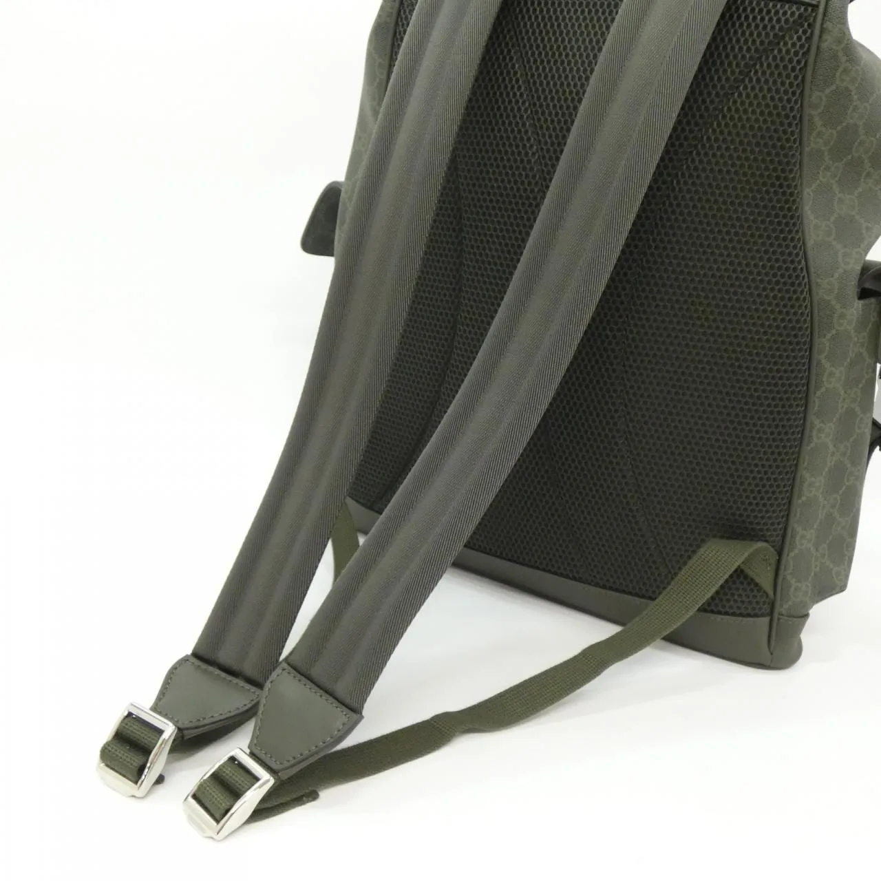 GUCCI 792080 FAFAJ 背包 帆布 黑色 帆布 中古品A - 縮圖 6