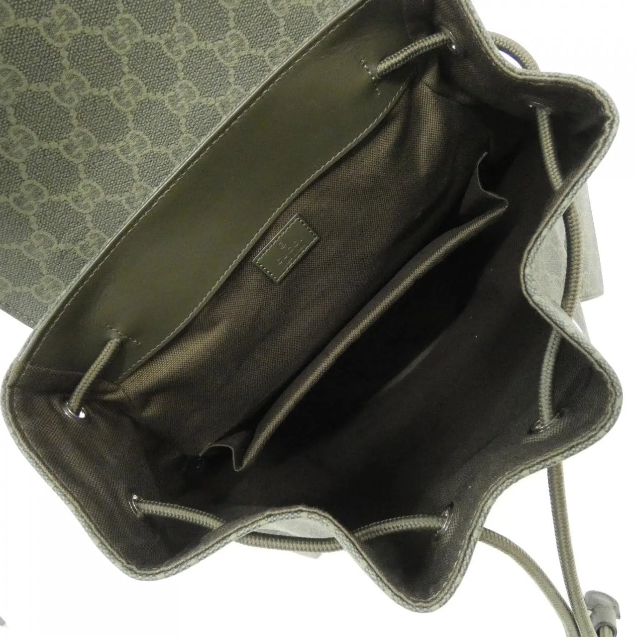 GUCCI 792080 FAFAJ 背包 帆布 黑色 帆布 中古品A - 縮圖 7