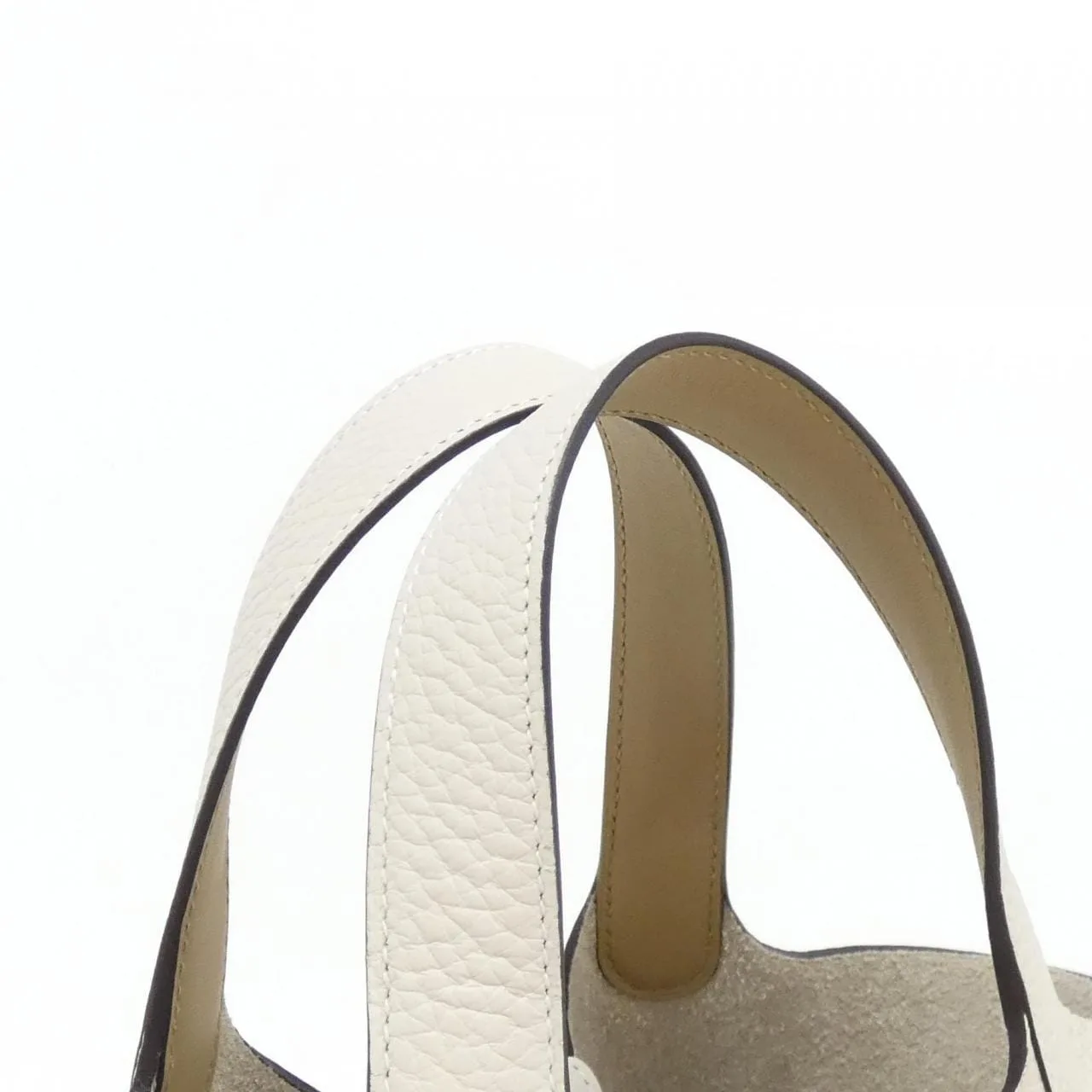 HERMES Picotin 069560CK Handbag Clemence Clemence Leather Unused - Thumbnail 4