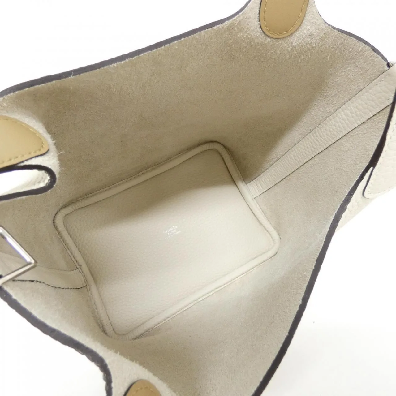 HERMES Picotin 069560CK Handbag Clemence Clemence Leather Unused - Thumbnail 5