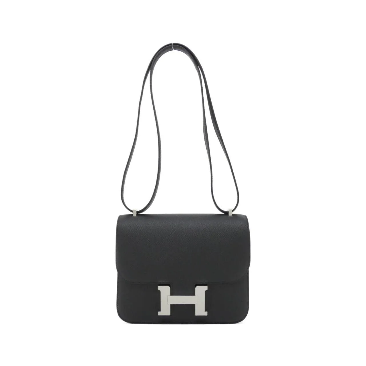 HERMES Constance 083905CK Shoulder Epsom Black