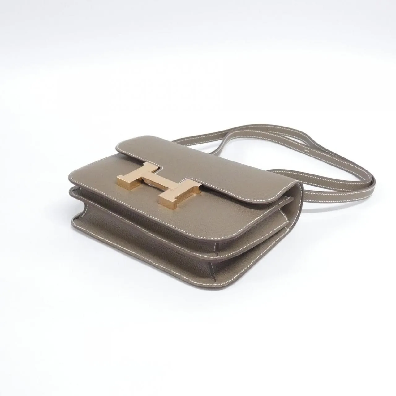 HERMES Constance 083905CD Shoulder Epsom Etoupe Epsom Leather Unused - Thumbnail 3