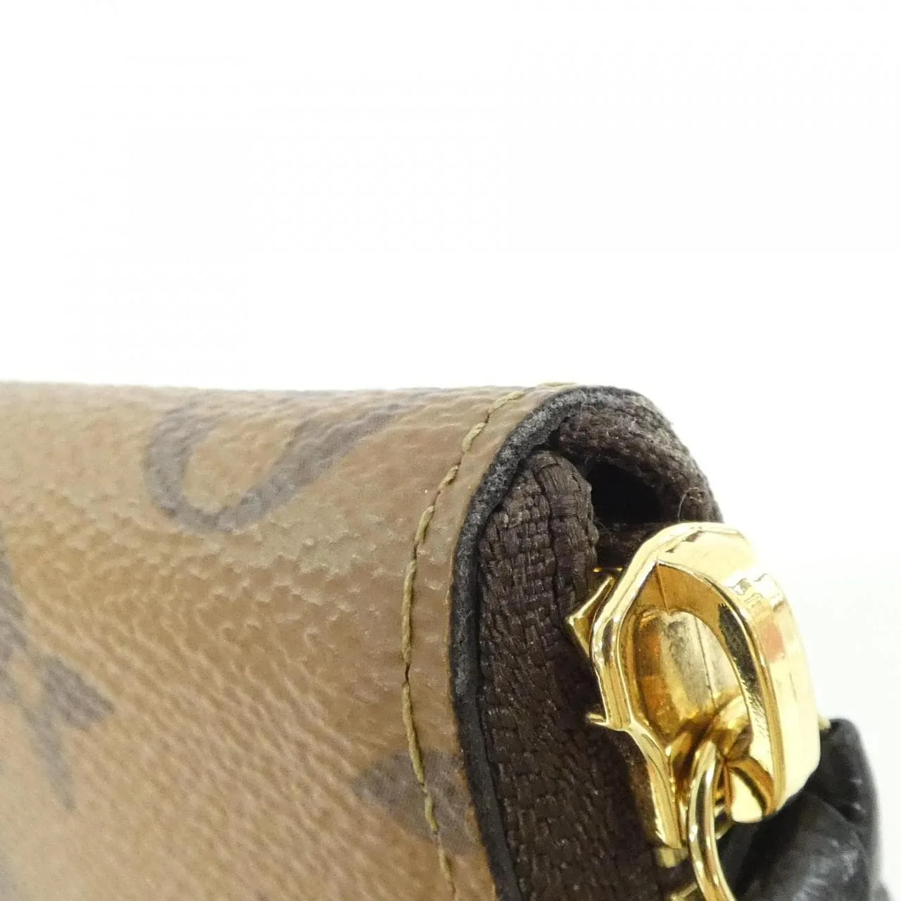 LOUIS VUITTON M82336 Wallet Monogram 黑色 Monogram 中古品A - 縮圖 6