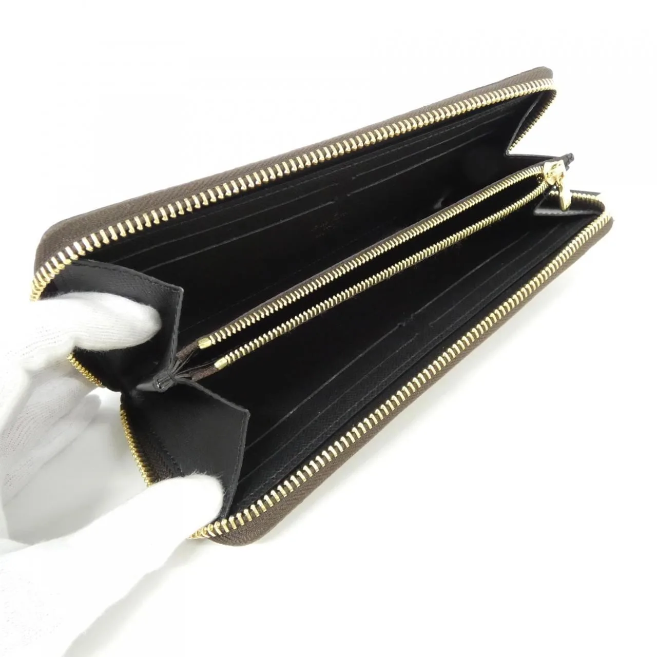 LOUIS VUITTON M82336 Wallet Monogram 黑色 Monogram 中古品A - 縮圖 8