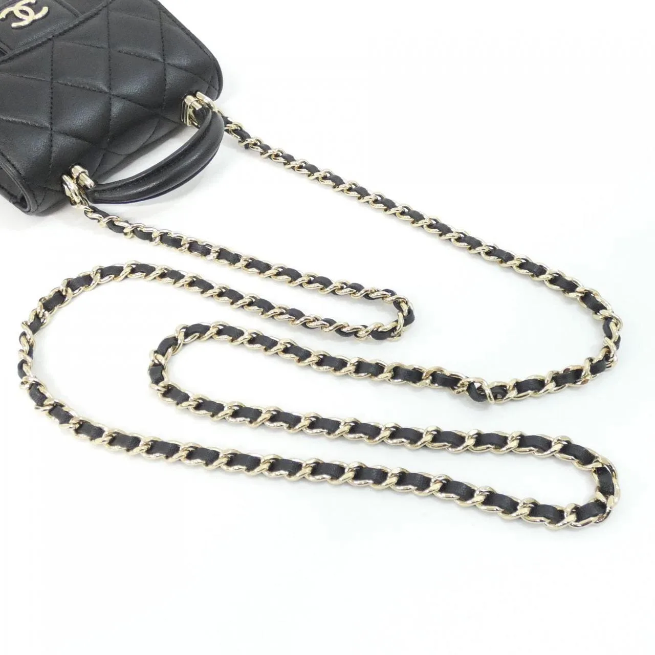 CHANEL Timeless Classic AP2682 Shoulder Lambskin 黑色 羊皮 中古品A - 縮圖 6