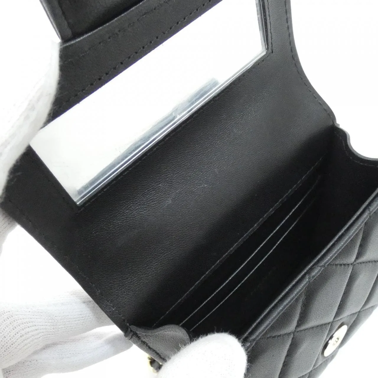 CHANEL Timeless Classic AP2682 Shoulder Lambskin 黑色 羊皮 中古品A - 縮圖 8