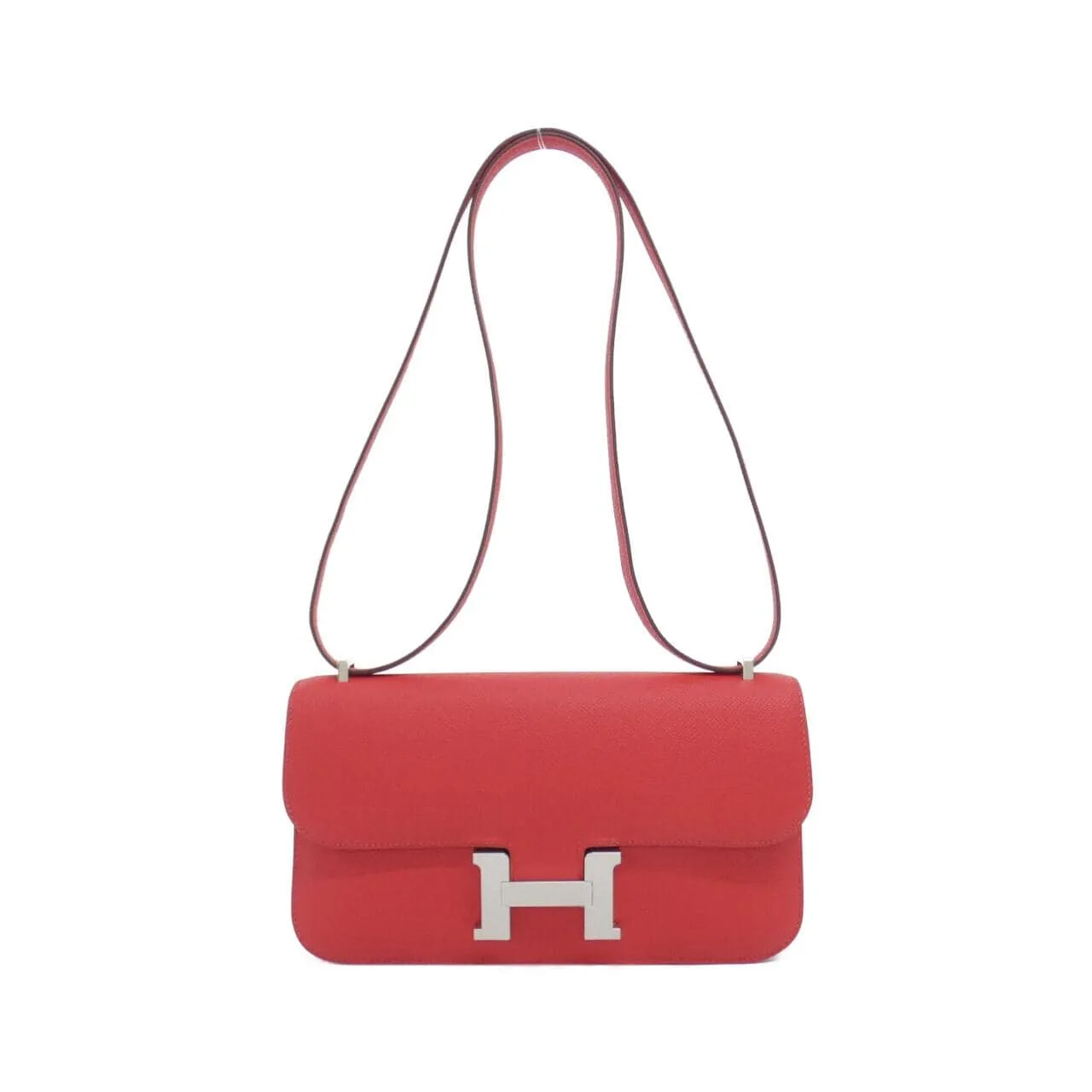 HERMES Constance 085425CK Shoulder Epsom Rouge