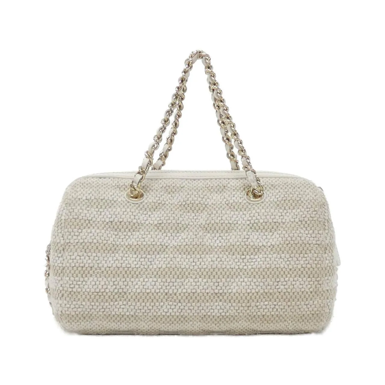 CHANEL AP4986 Handbag Canvas White Canvas Rank A - Thumbnail 2