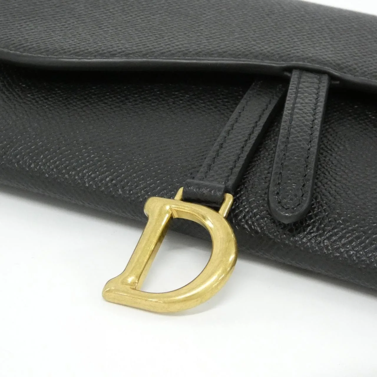 DIOR Saddle S5614CWVG Wallet 黑色 中古品A - 縮圖 4