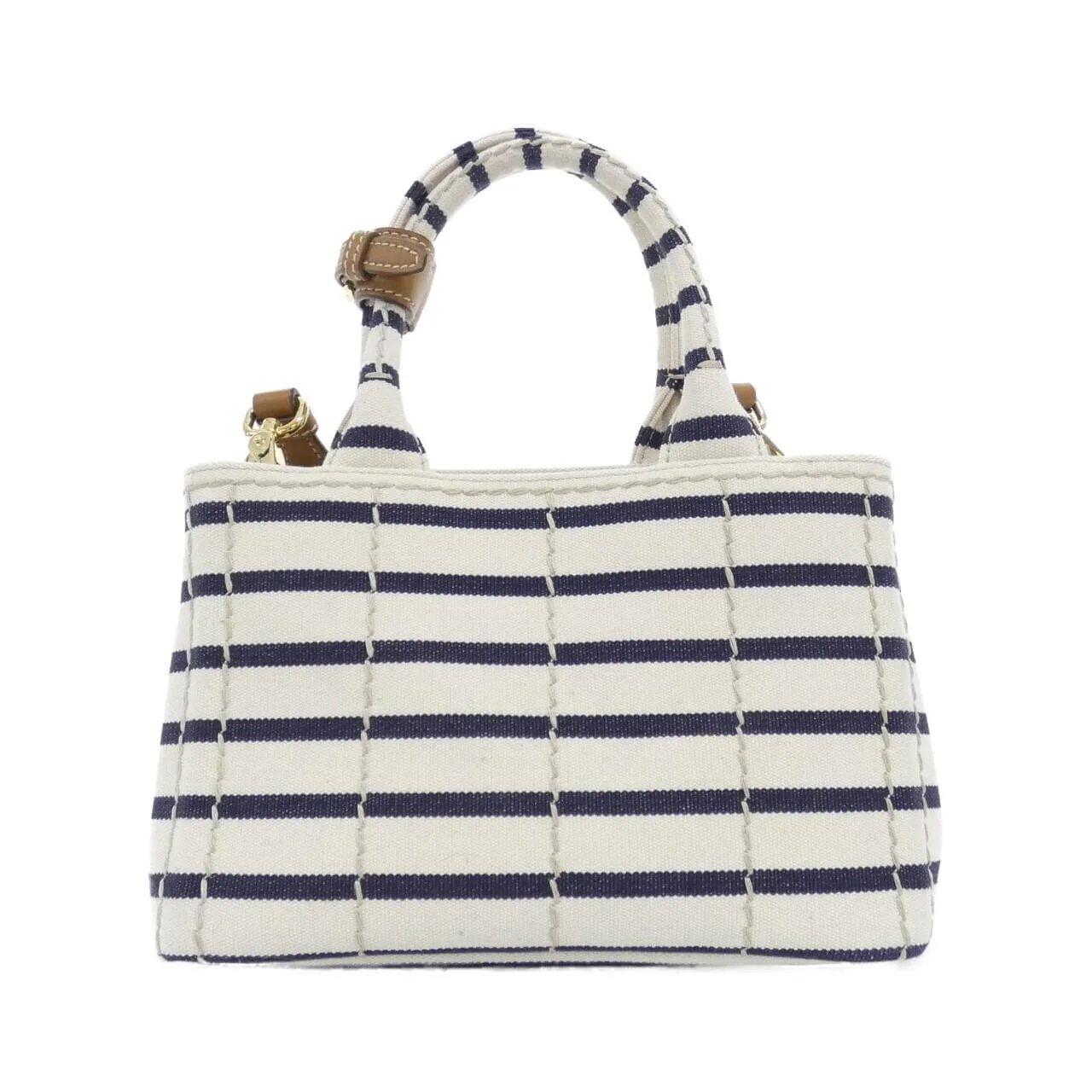 PRADA 1BA038 手提包 黑色 中古品A - 縮圖 2