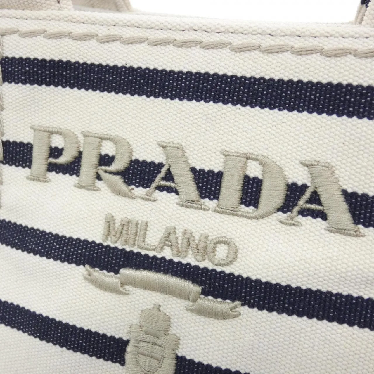 PRADA 1BA038 手提包 黑色 中古品A - 縮圖 4