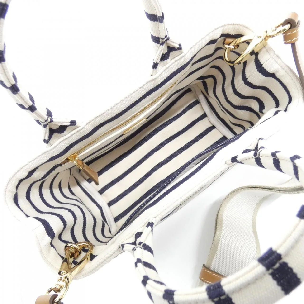 PRADA 1BA038 手提包 黑色 中古品A - 縮圖 7