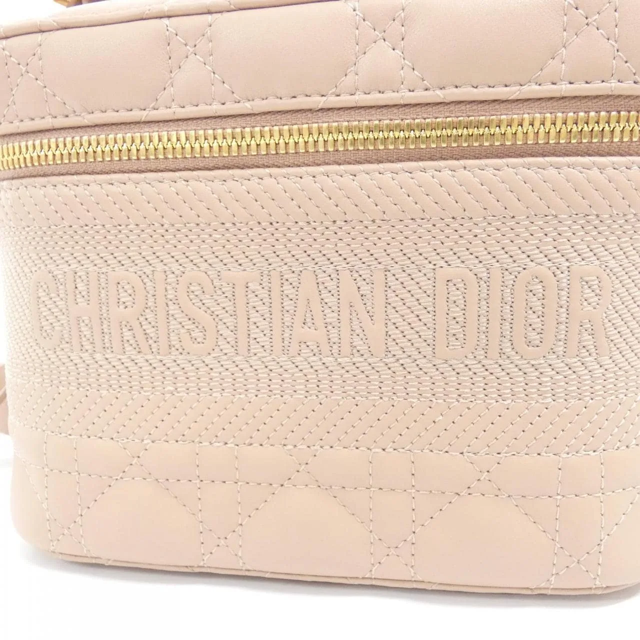 DIOR Book Tote S5488UNTR Handbag Lambskin 粉色 羊皮 中古品A - 縮圖 4