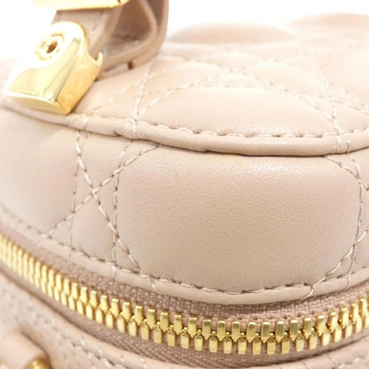 DIOR Book Tote S5488UNTR Handbag Lambskin 粉色 羊皮 中古品A - 縮圖 6