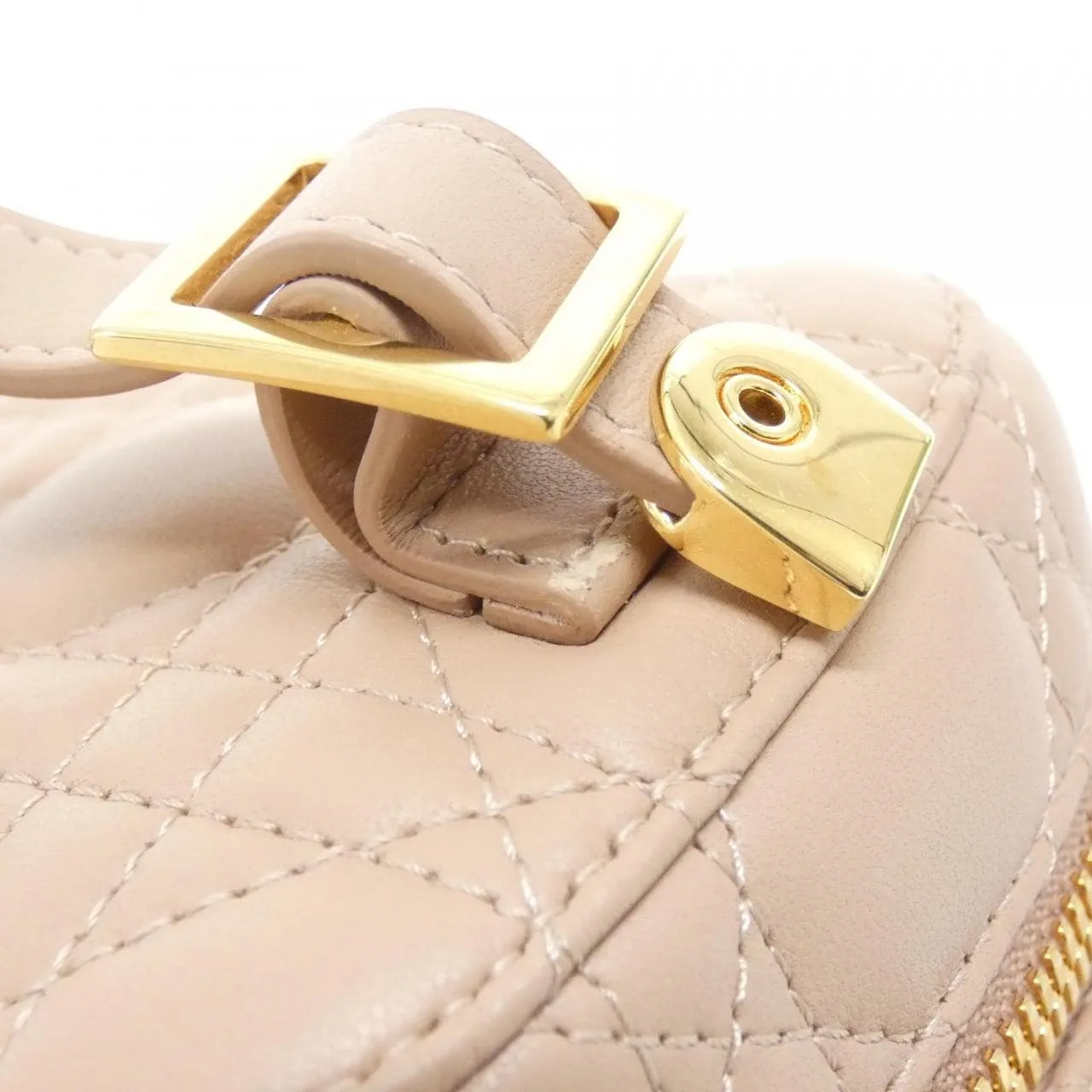 DIOR Book Tote S5488UNTR Handbag Lambskin 粉色 羊皮 中古品A - 縮圖 7