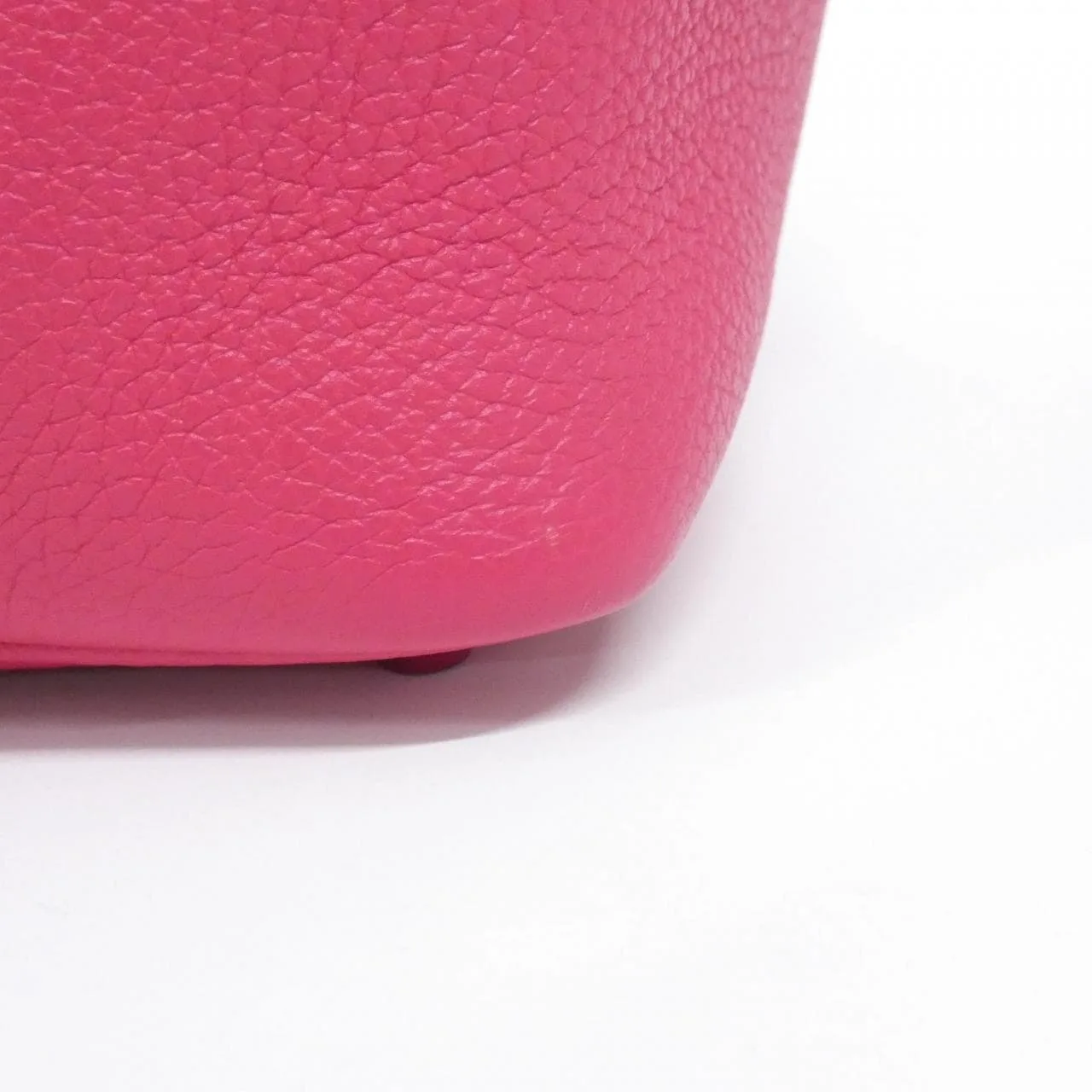 HERMES Picotin 079194CA Handbag Clemence Black Clemence Leather Rank A - Thumbnail 3