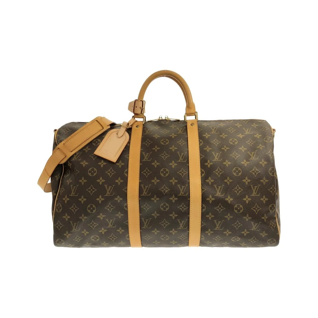 LOUIS VUITTON Keepall M41416 Boston Monogram Black