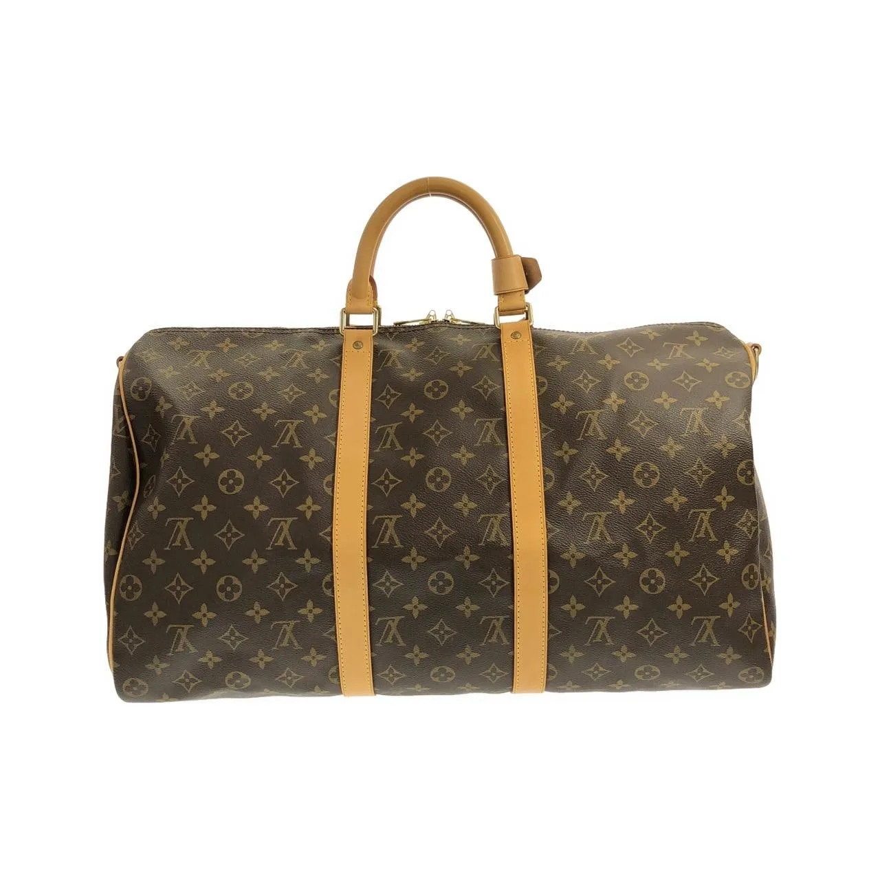 LOUIS VUITTON Keepall M41416 Boston Monogram 黑色 Monogram 中古品A - 縮圖 2