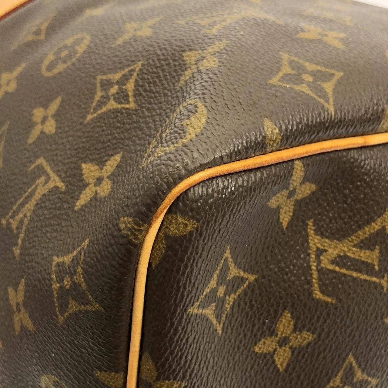 LOUIS VUITTON Keepall M41416 Boston Monogram 黑色 Monogram 中古品A - 縮圖 3