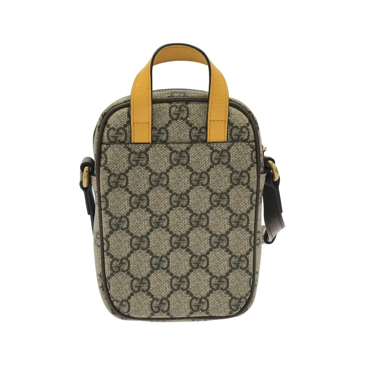 GUCCI 658556 K9GOT 肩背包 帆布 黑色 帆布 中古品A - 縮圖 2